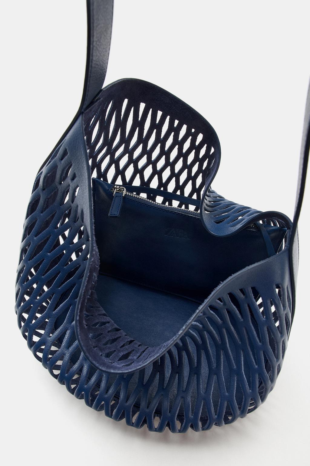 КОЖАНАЯ СУМКА С ПЕРФОРАЦИЕЙ