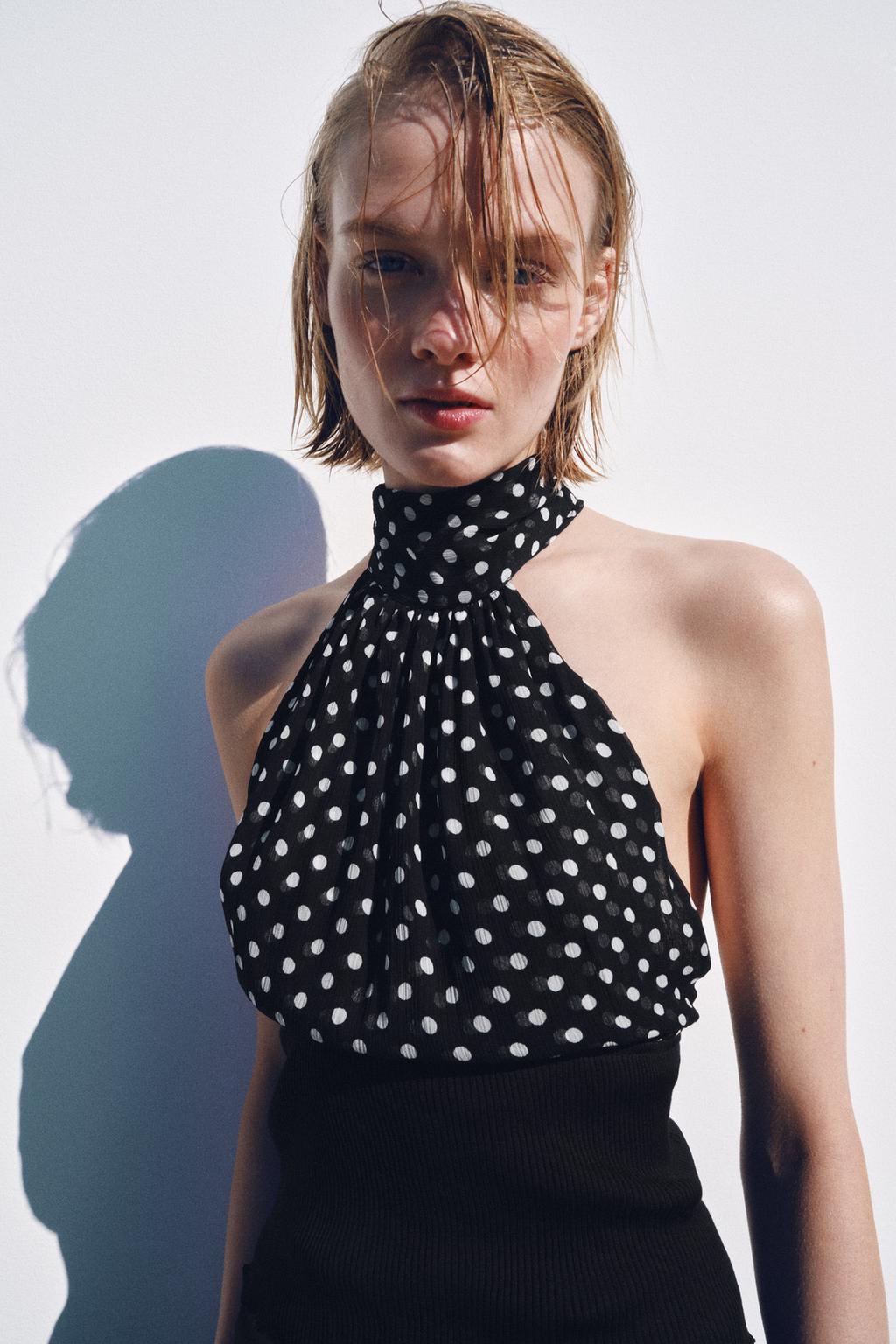 ТОП С ГОРЛОВИНОЙ ХАЛТЕР И ГОРОШКОМ