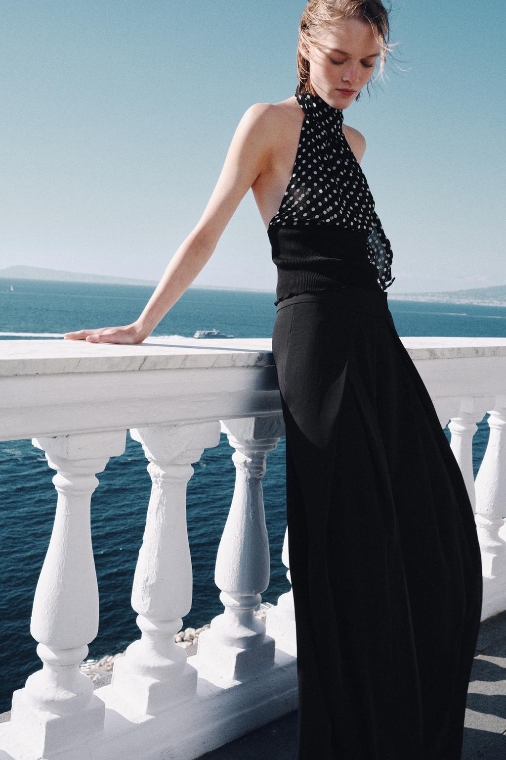 ТОП С ГОРЛОВИНОЙ ХАЛТЕР И ГОРОШКОМ