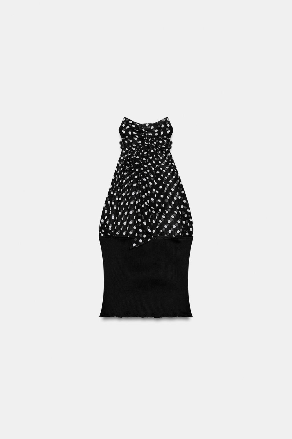 ТОП С ГОРЛОВИНОЙ ХАЛТЕР И ГОРОШКОМ