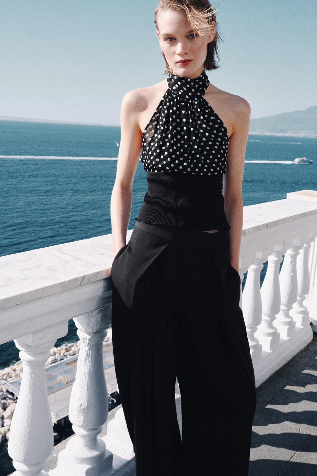 ТОП С ГОРЛОВИНОЙ ХАЛТЕР И ГОРОШКОМ