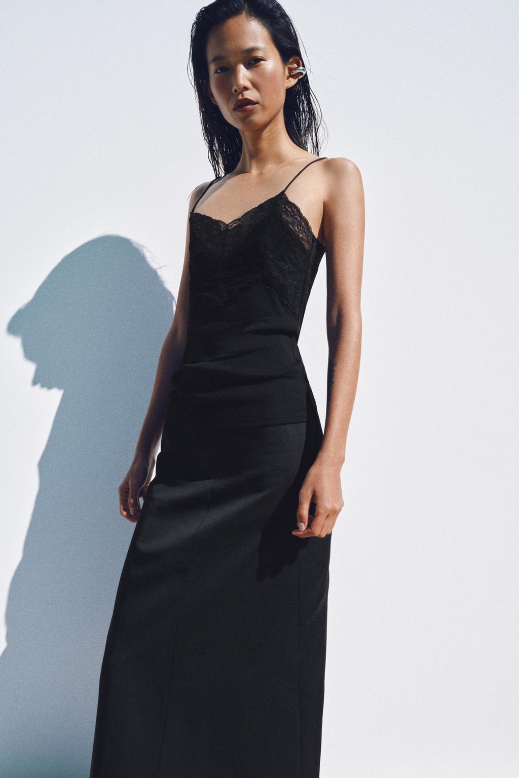 РУБЧИКОВЫЙ ТОП С КРУЖЕВОМ