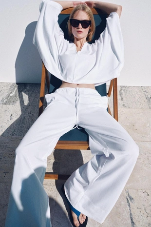 Топ-накидка из плотного хлопка- Заказать в России