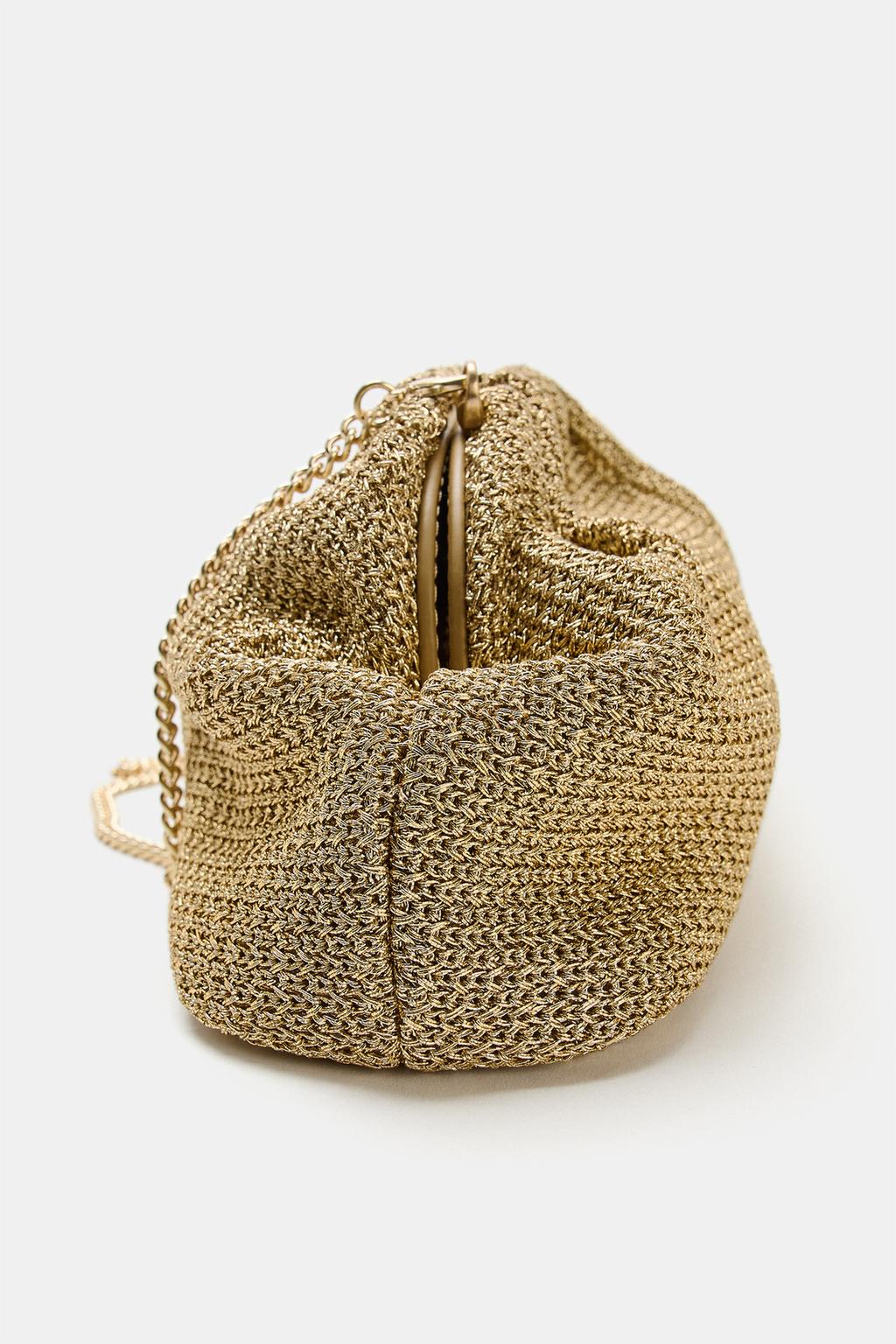 КЛАТЧ С ПЛЕТЕНЫМ КОРПУСОМ