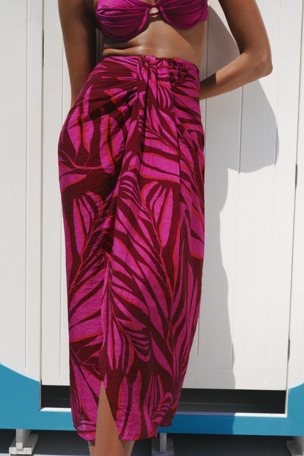 ПАРЕО С ПРИНТОМ «ПАЛЬМЫ»