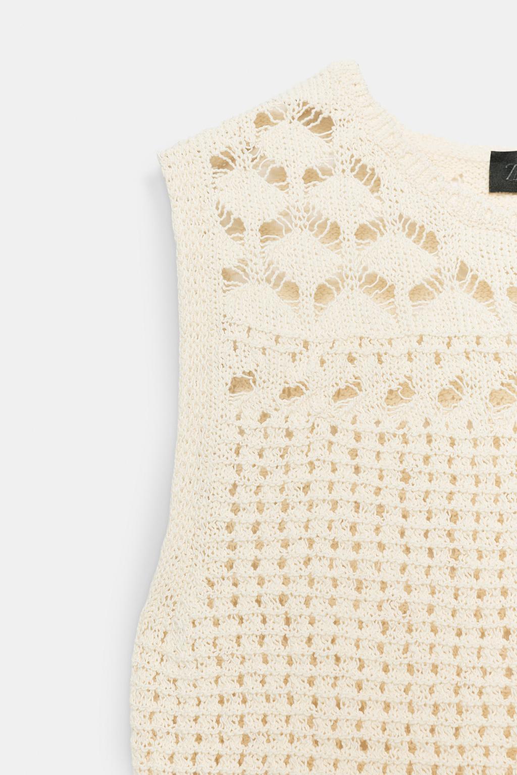 ТОП ИЗ ТРИКОТАЖА POINTELLE