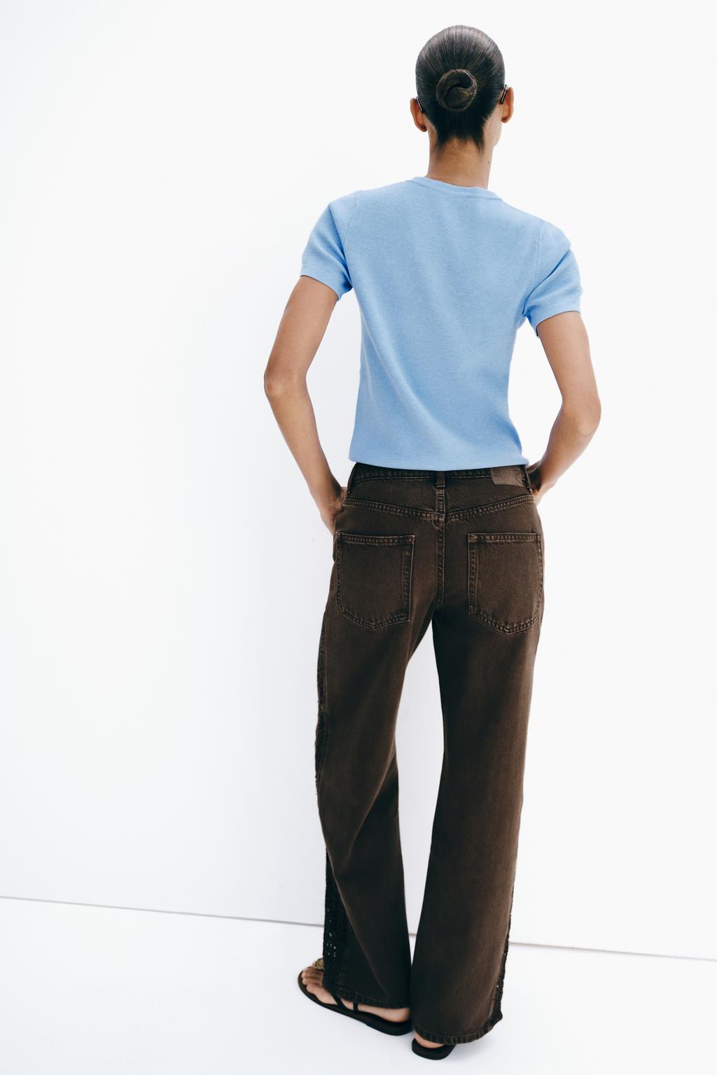 ДЖИНСЫ Z1975 LOOSE СО СРЕДНЕЙ ПОСАДКОЙ И ВСТАВКАМИ КРЮЧКОМ