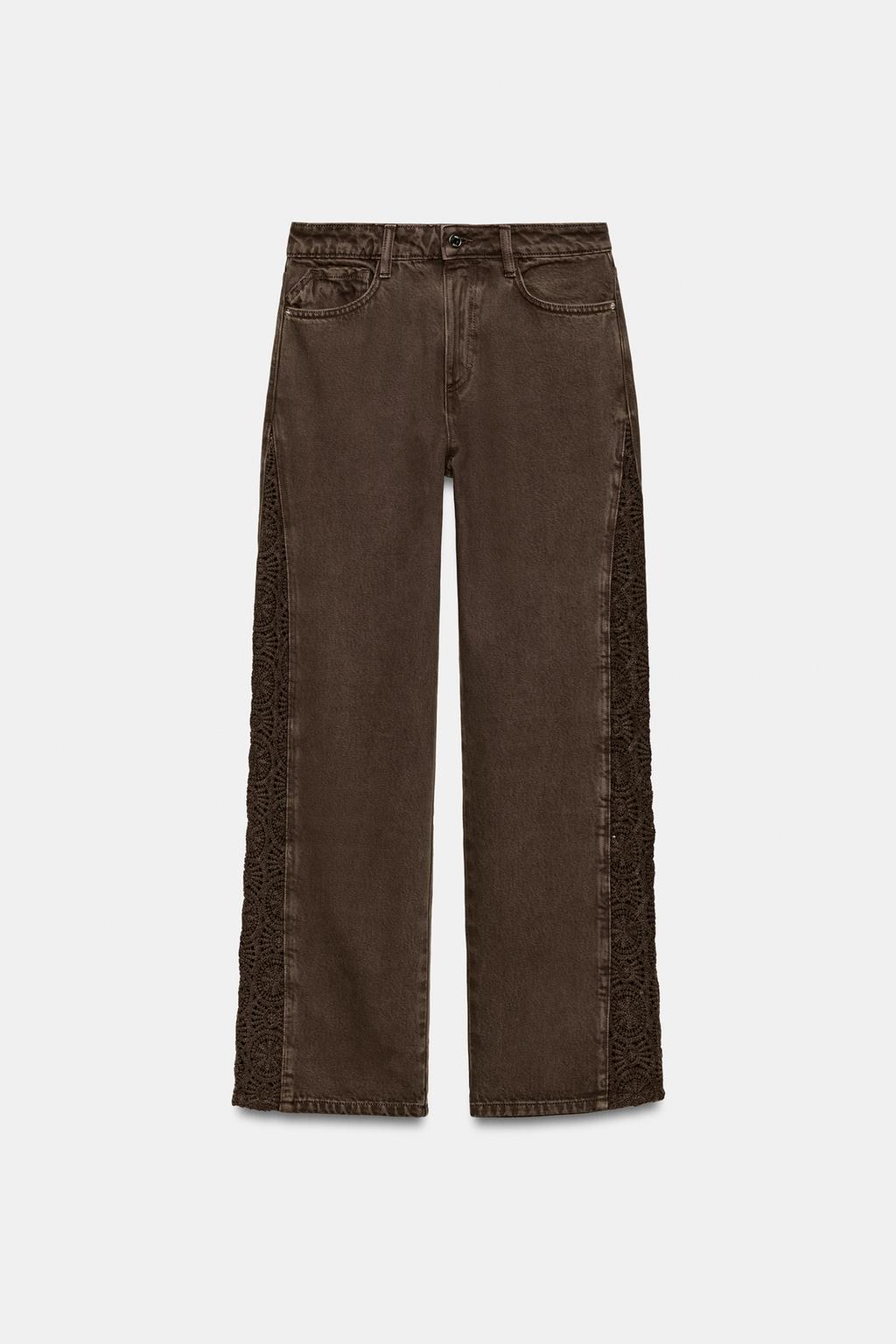 ДЖИНСЫ Z1975 LOOSE СО СРЕДНЕЙ ПОСАДКОЙ И ВСТАВКАМИ КРЮЧКОМ