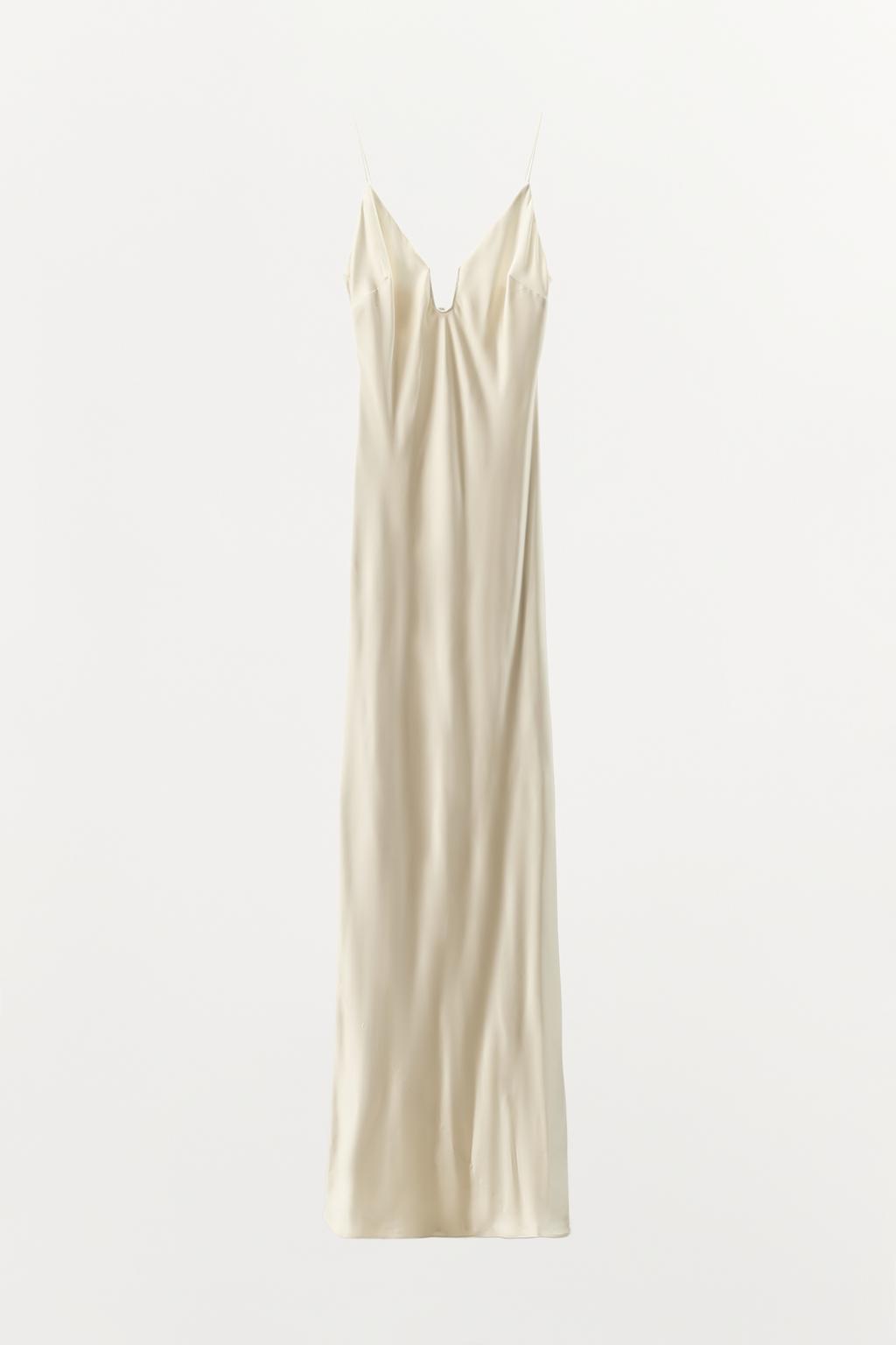 ДЛИННОЕ ПЛАТЬЕ ИЗ 100% ВИСКОЗЫ