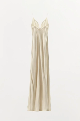 Длинное платье из 100% вискозы- Заказать в России