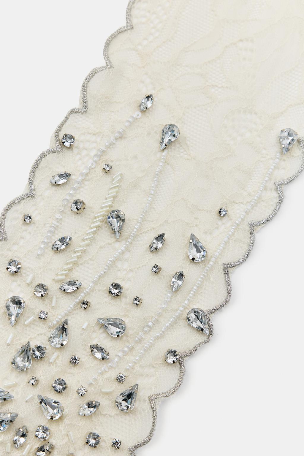 БАНДАНА С БУСИНАМИ И СТРАЗАМИ