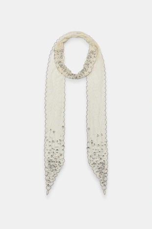 Бандана с бусинами и стразами- Заказать в России