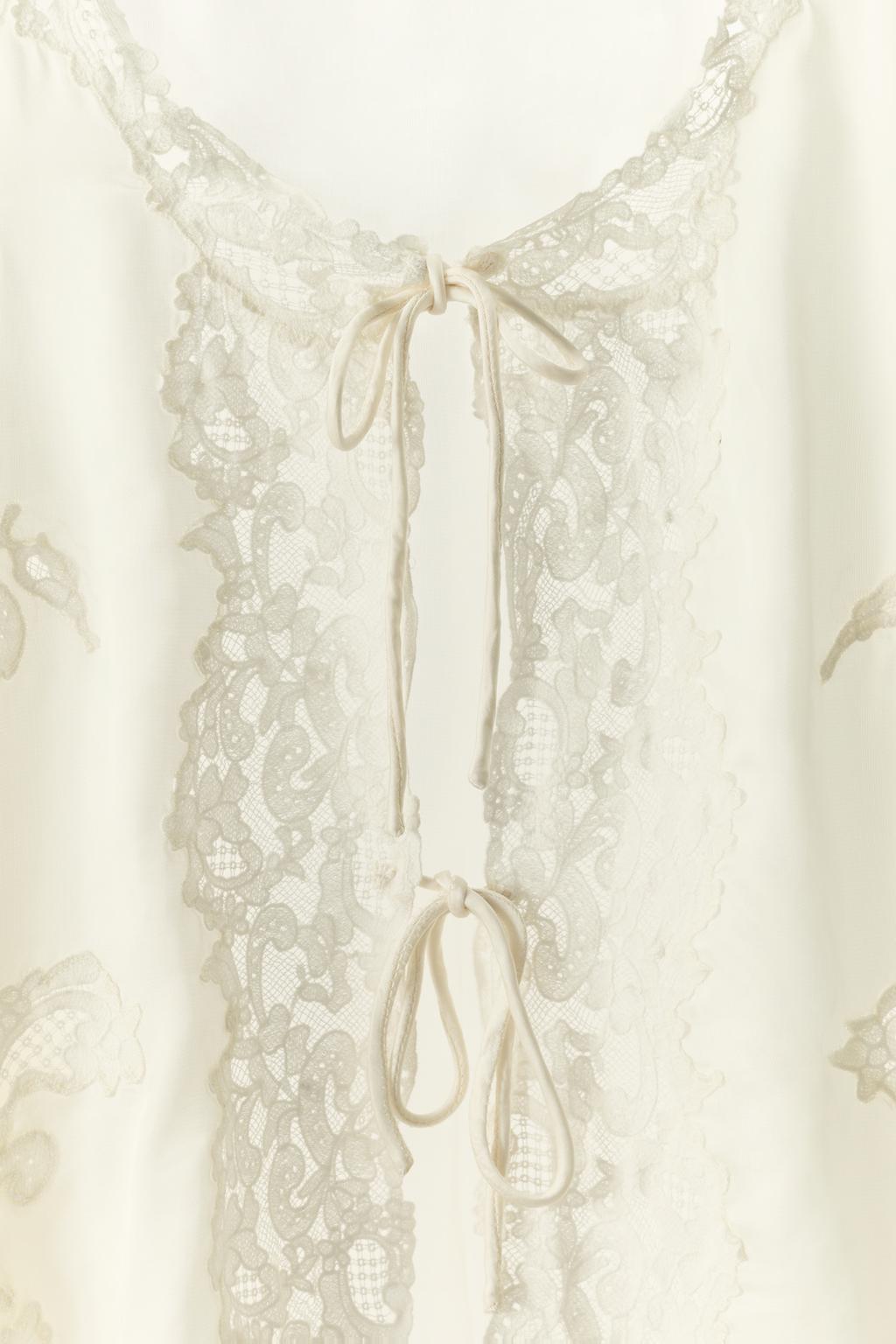 КУРТКА ИЗ 100% ВИСКОЗЫ С КРУЖЕВОМ — LIMITED EDITION