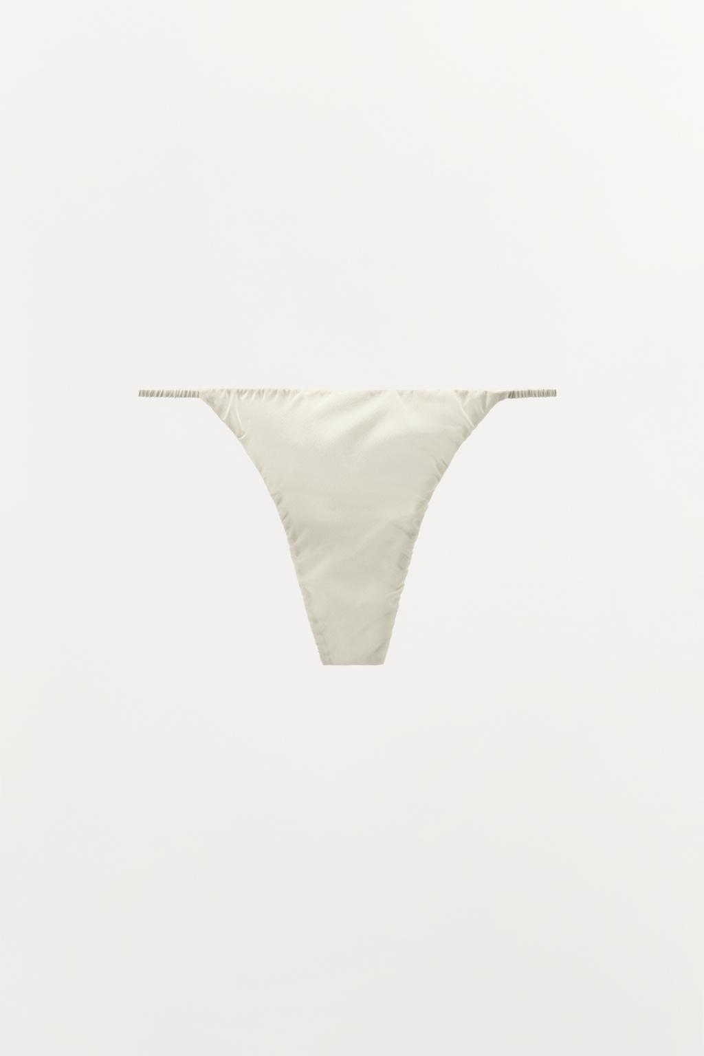 ТРУСЫ-ТАНГА ИЗ СМЕСОВОГО ШЕЛКА