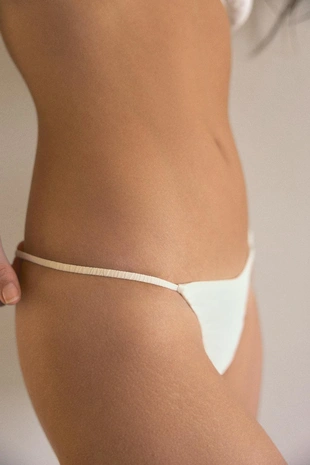 Трусы-танга из смесового шелка- Заказать в России