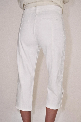 Джинсы капри со средней посадкой и вышивкой — Zw Collection- Заказать в России