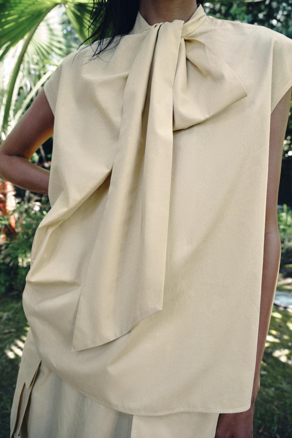 РУБАШКА С ЗАВЯЗКАМИ — ZW COLLECTION