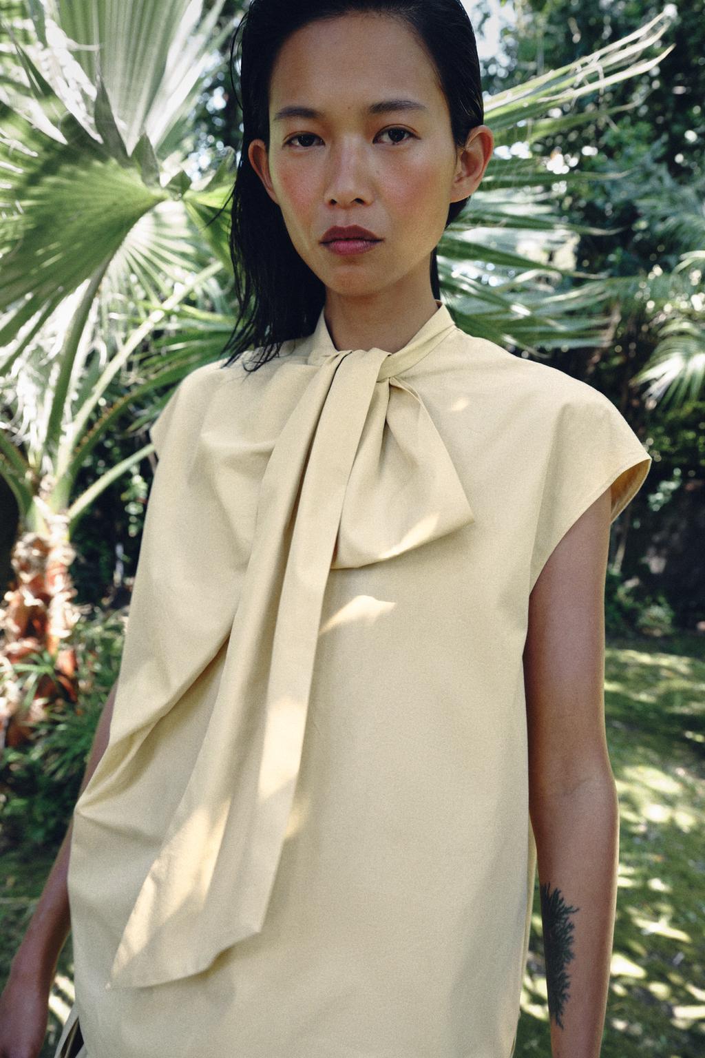 РУБАШКА С ЗАВЯЗКАМИ — ZW COLLECTION