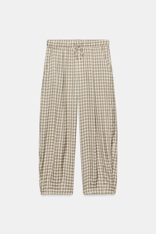 Свободные брюки в клетку Zw Collection- Заказать в России