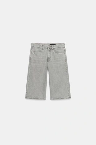 Джинсовые шорты бермуды со средней посадкой — Zw Collection- Заказать в России