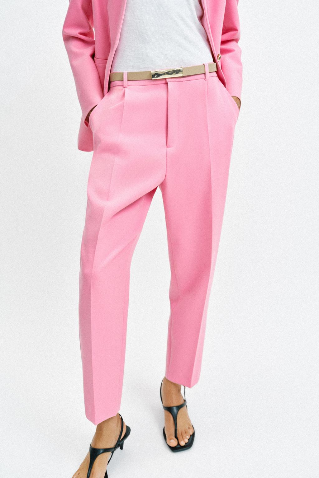 УКОРОЧЕННЫЕ БРЮКИ С РЕМНЕМ