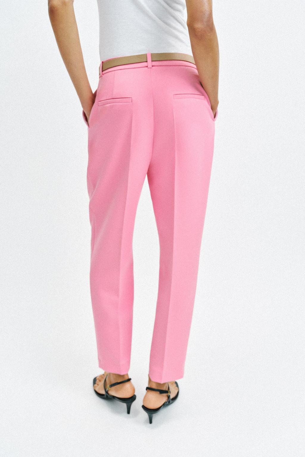 УКОРОЧЕННЫЕ БРЮКИ С РЕМНЕМ