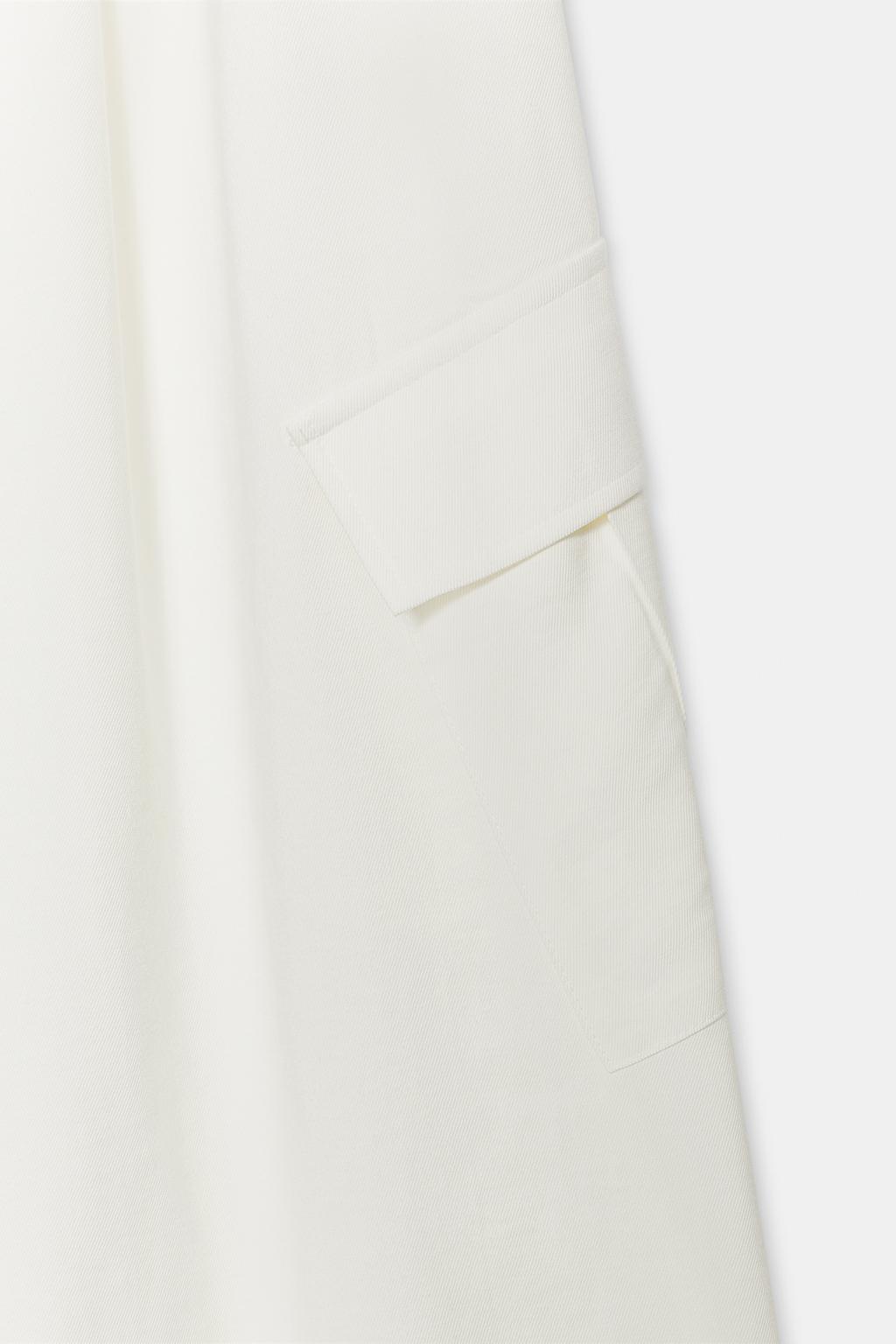 БРЮКИ-КЮЛОТЫ С КАРМАНАМИ