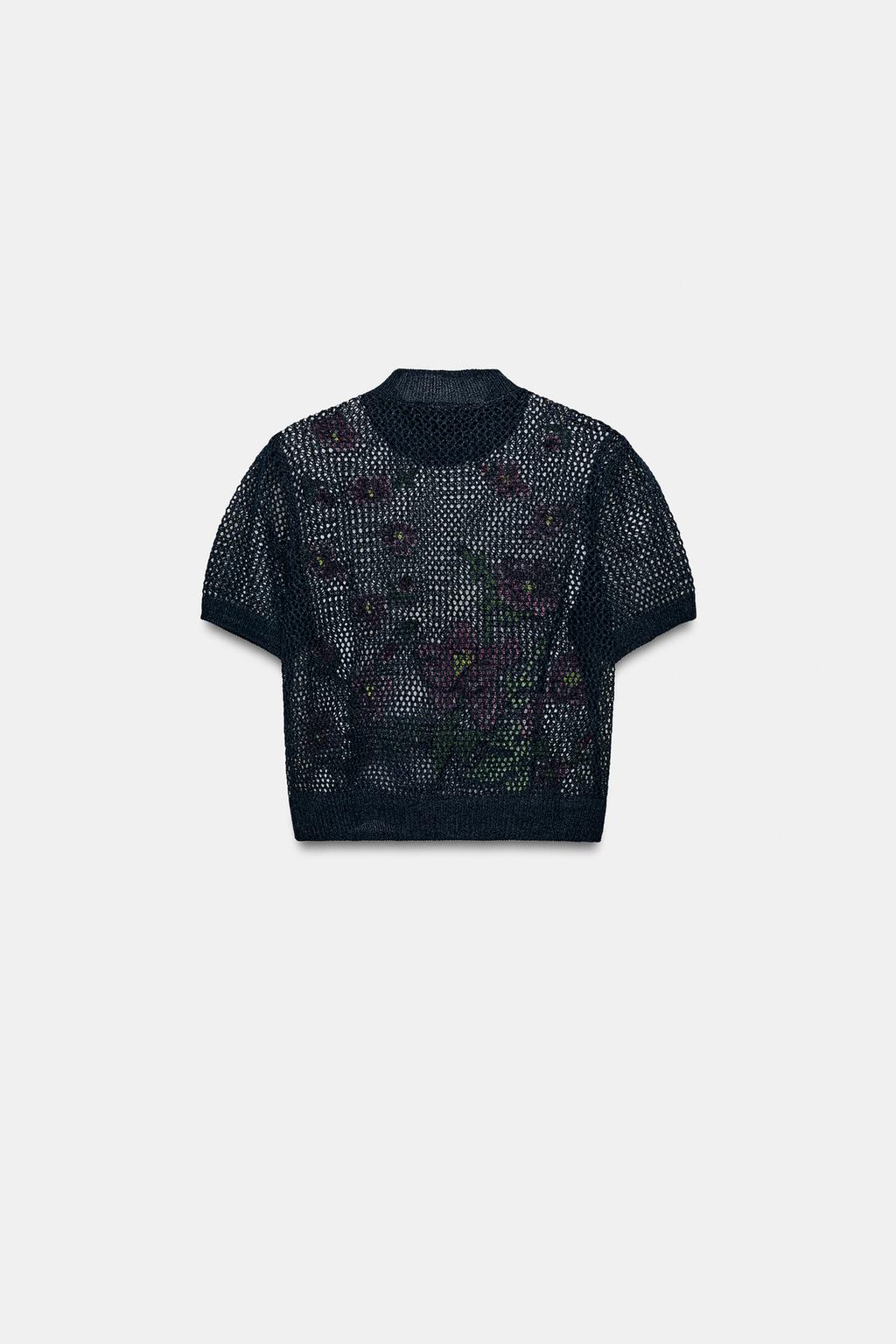 ТОП С ВЫШИТЫМИ ЦВЕТАМИ