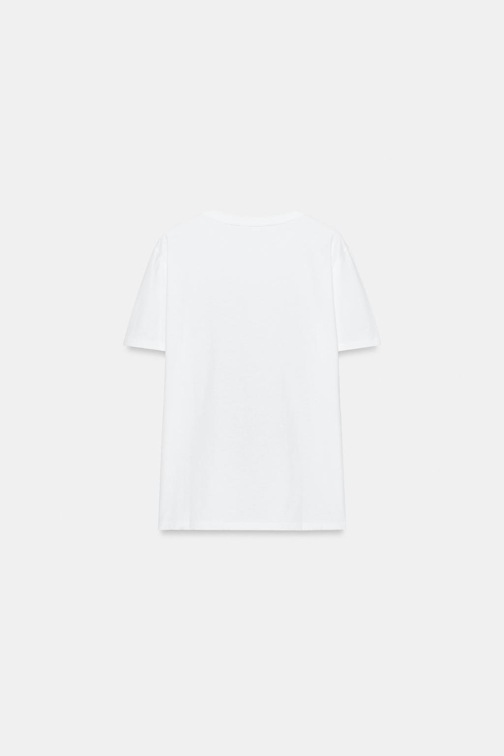 ФУТБОЛКА С МЕТАЛЛИЗИРОВАННЫМ ПРИНТОМ