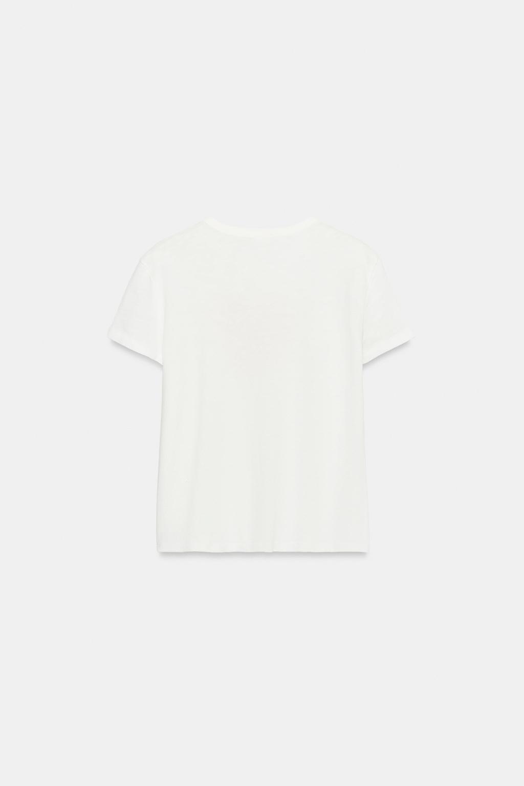 ФУТБОЛКА С СЕРДЦЕМ И КОРОТКИМ РУКАВОМ