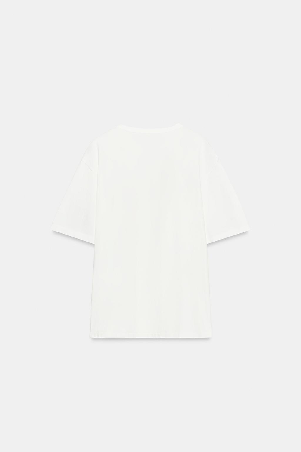 ФУТБОЛКА С НАДПИСЬЮ И КОРОТКИМИ РУКАВАМИ