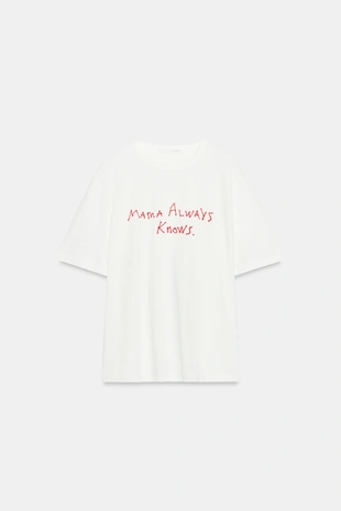 Футболка с надписью и короткими рукавами- Заказать в России