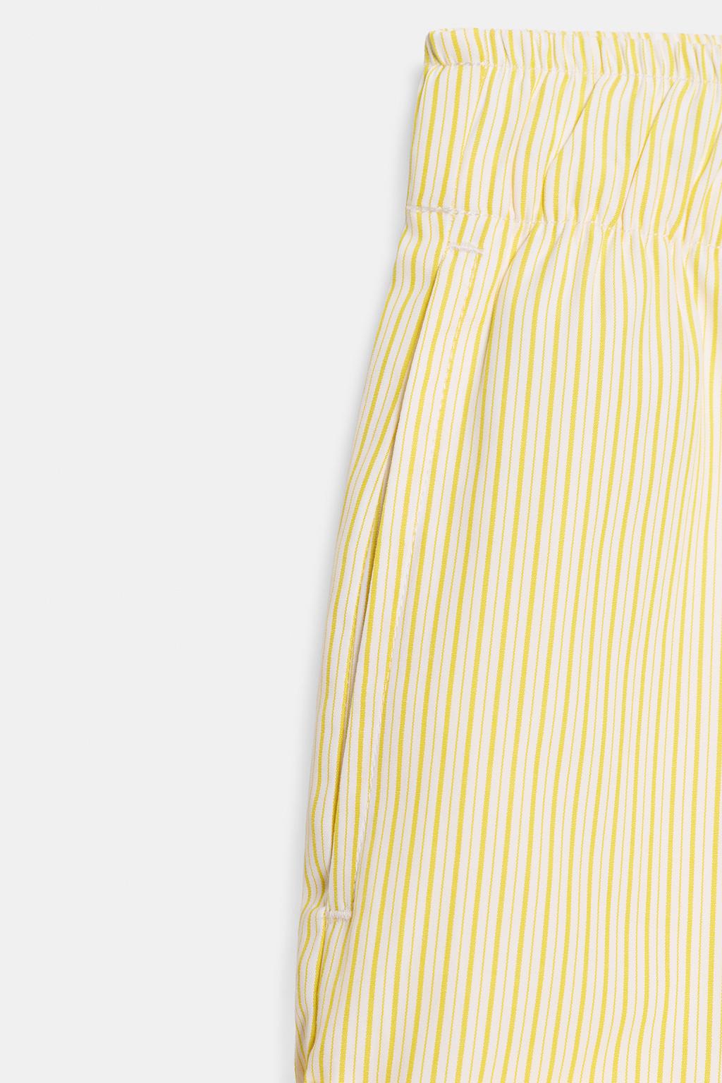 ШОРТЫ ИЗ ПОПЛИНА В ПОЛОСКУ