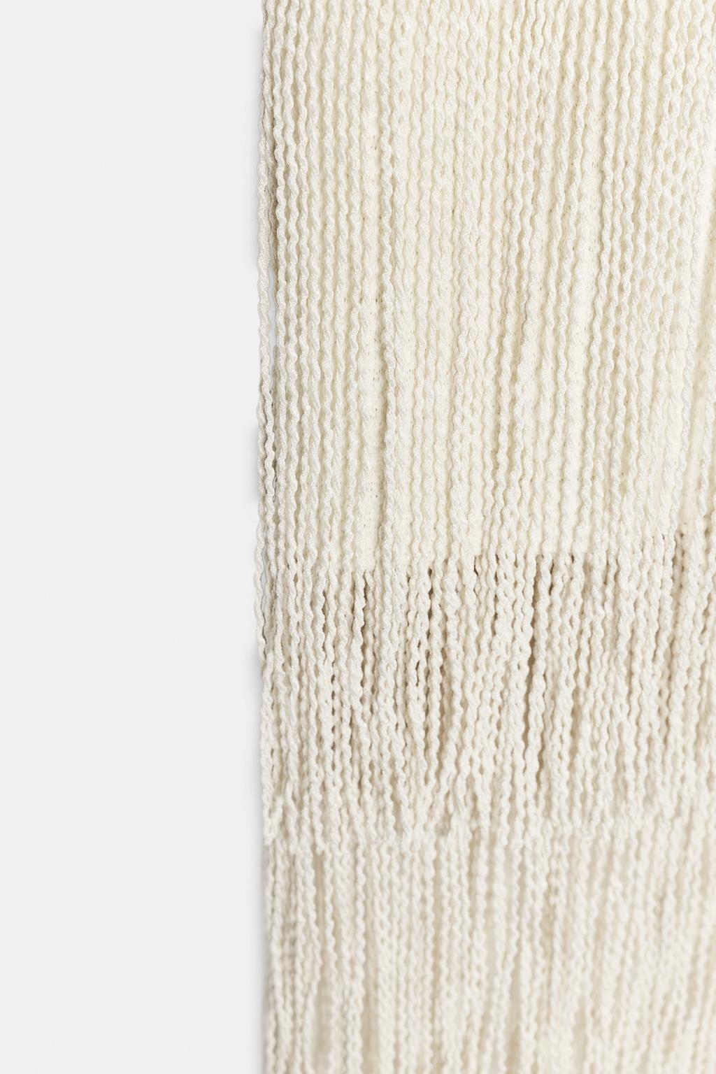 ПЛАТЬЕ С БАХРОМОЙ И ТЕКСТУРОЙ