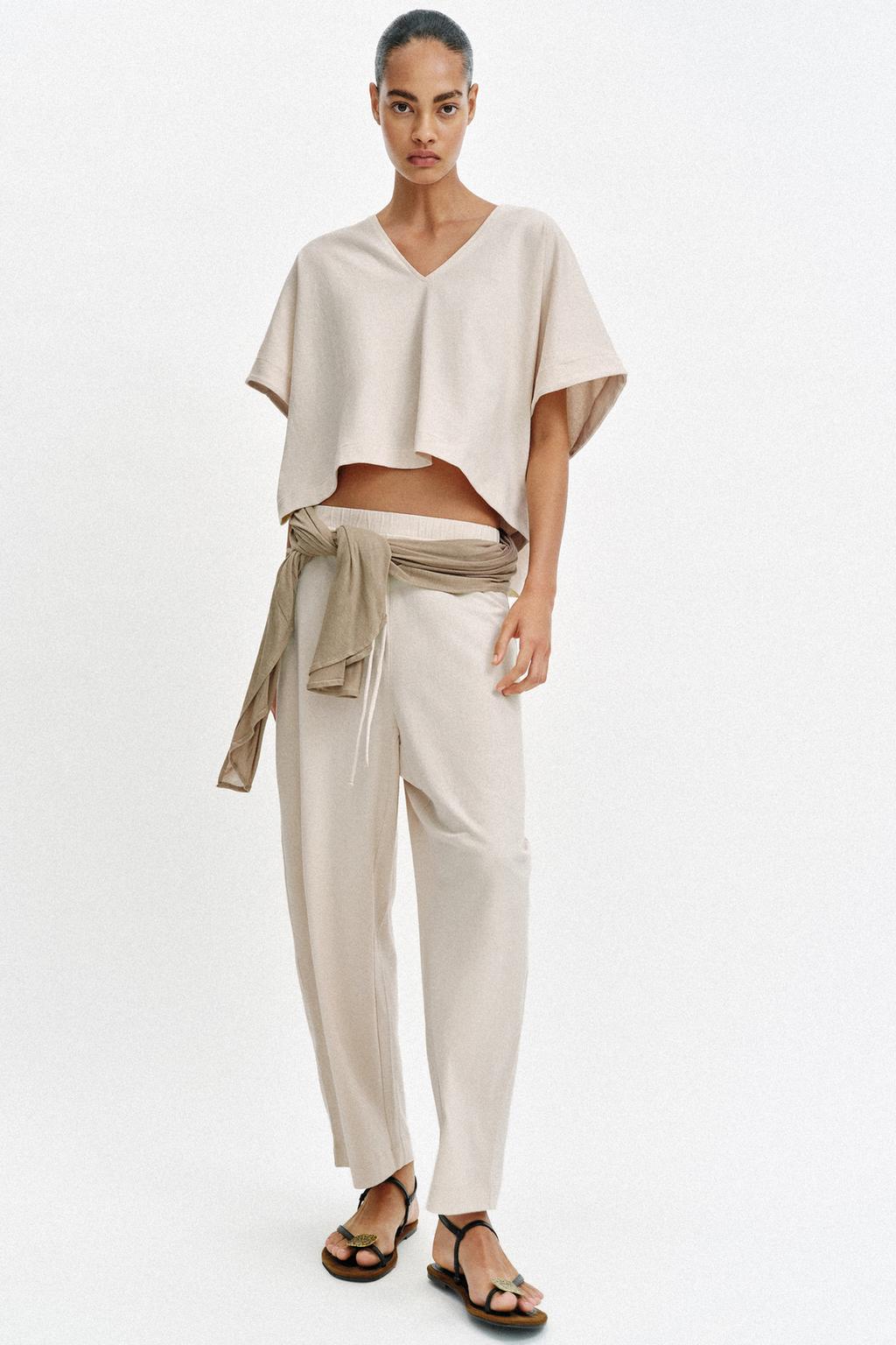 ТОП В СТИЛЕ РУСТИК С РУКАВАМИ-КЕЙП