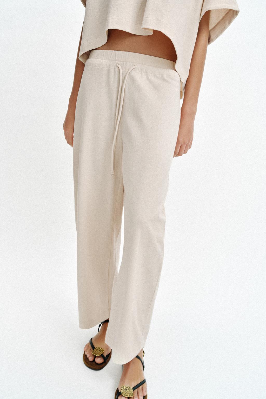 БРЮКИ В СТИЛЕ РУСТИК НА ШНУРКЕ