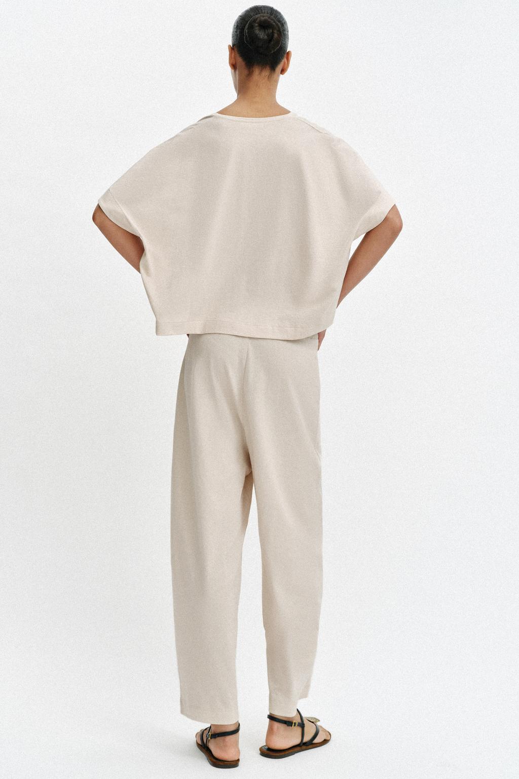 БРЮКИ В СТИЛЕ РУСТИК НА ШНУРКЕ