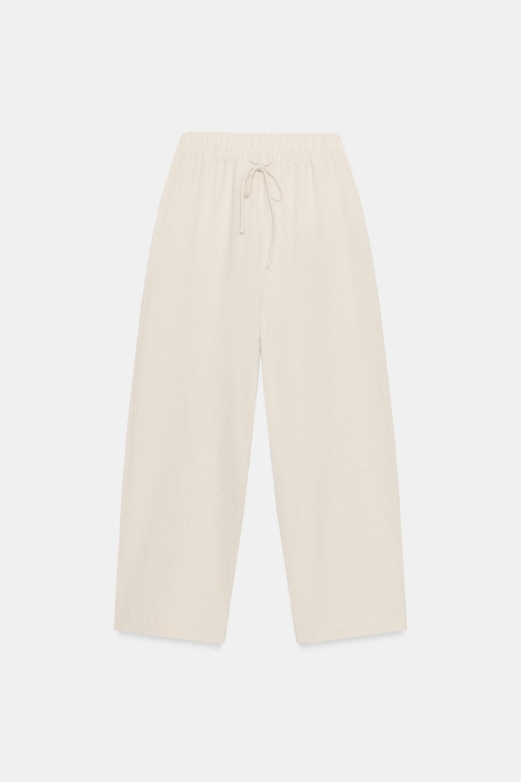 БРЮКИ В СТИЛЕ РУСТИК НА ШНУРКЕ