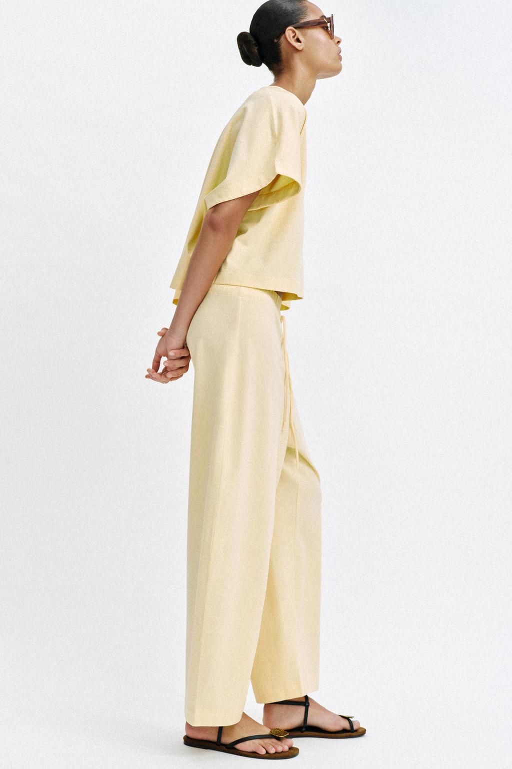 БРЮКИ В СТИЛЕ РУСТИК НА ШНУРКЕ