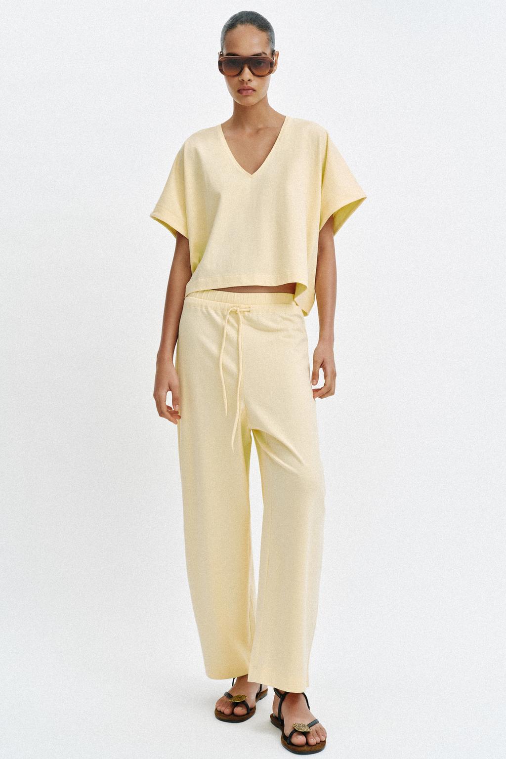 БРЮКИ В СТИЛЕ РУСТИК НА ШНУРКЕ