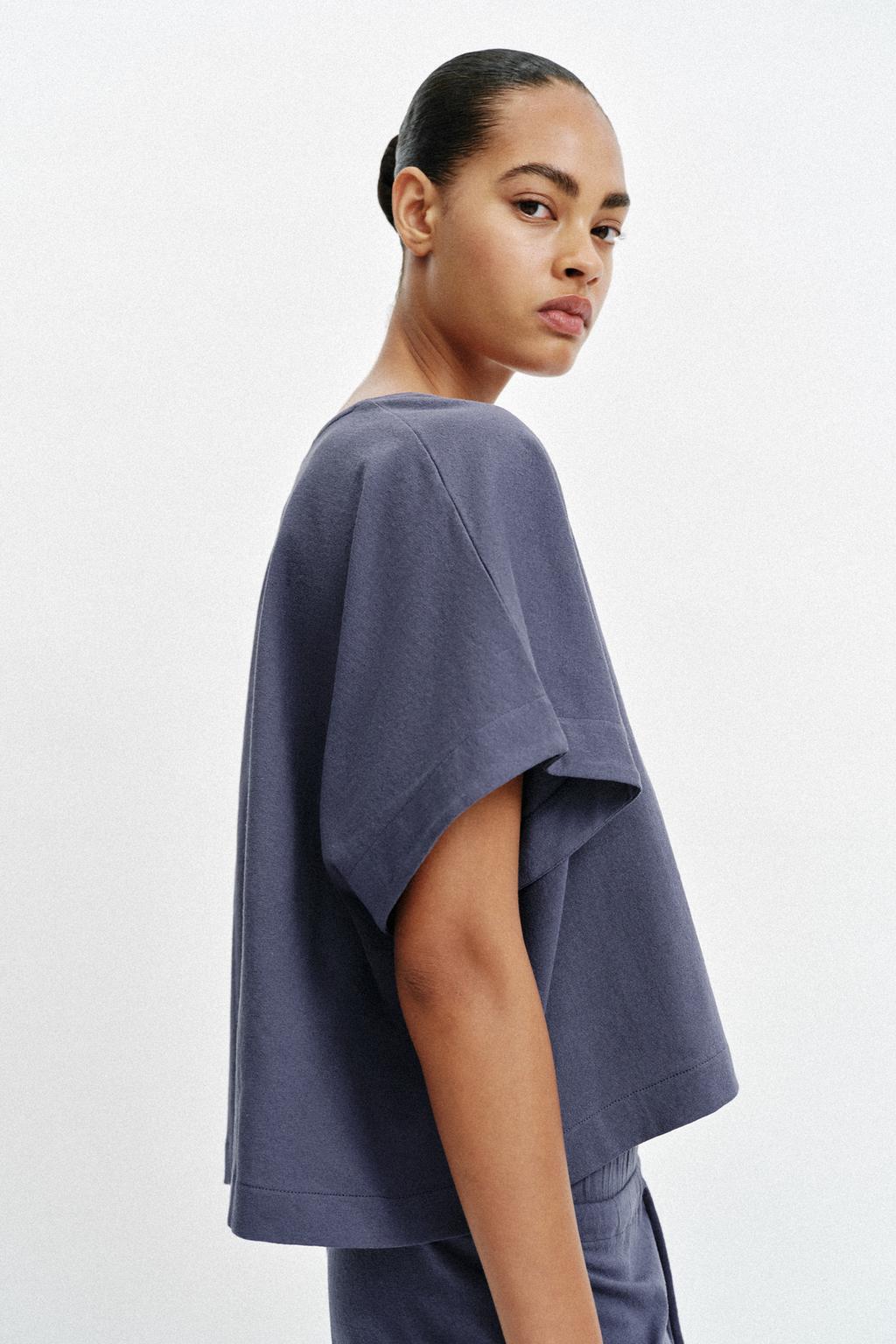 ТОП В СТИЛЕ РУСТИК С РУКАВАМИ-КЕЙП