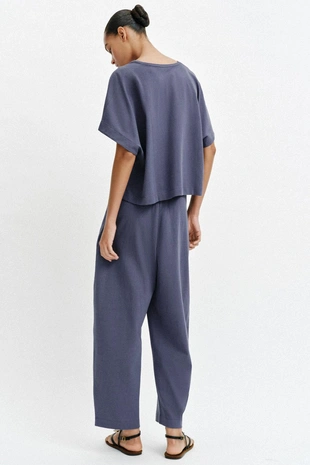 Топ в стиле рустик с рукавами-кейп