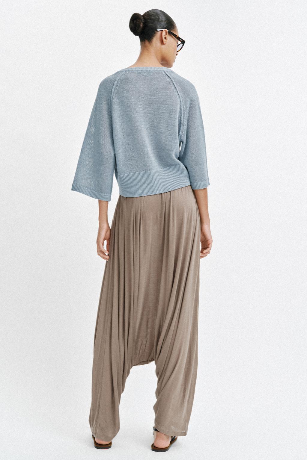 КАРДИГАН ИЗ ТРИКОТАЖА