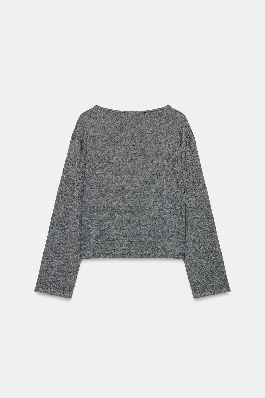 ФУТБОЛКА В СТИЛЕ РУСТИК С КРУГЛЫМ ВЫРЕЗОМ