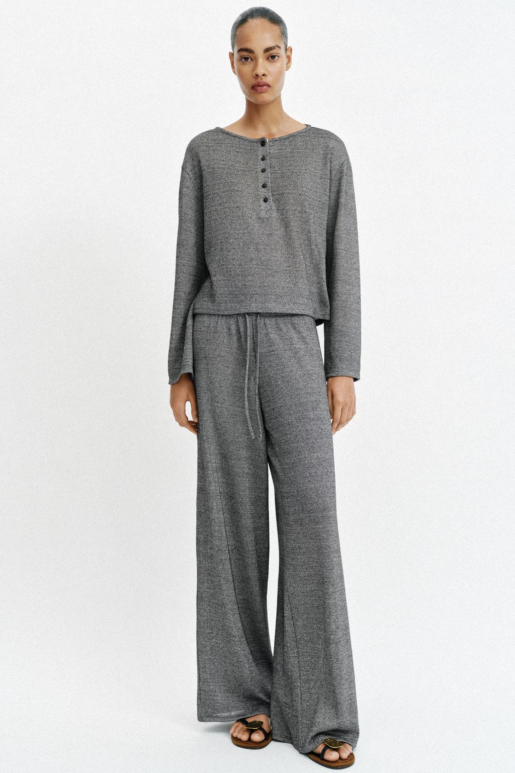 ФУТБОЛКА В СТИЛЕ РУСТИК С КРУГЛЫМ ВЫРЕЗОМ