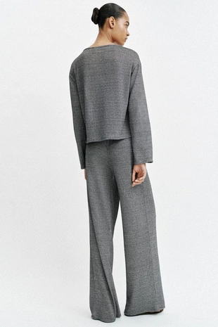 Брюки прямого кроя в деревенском стиле- Заказать в России