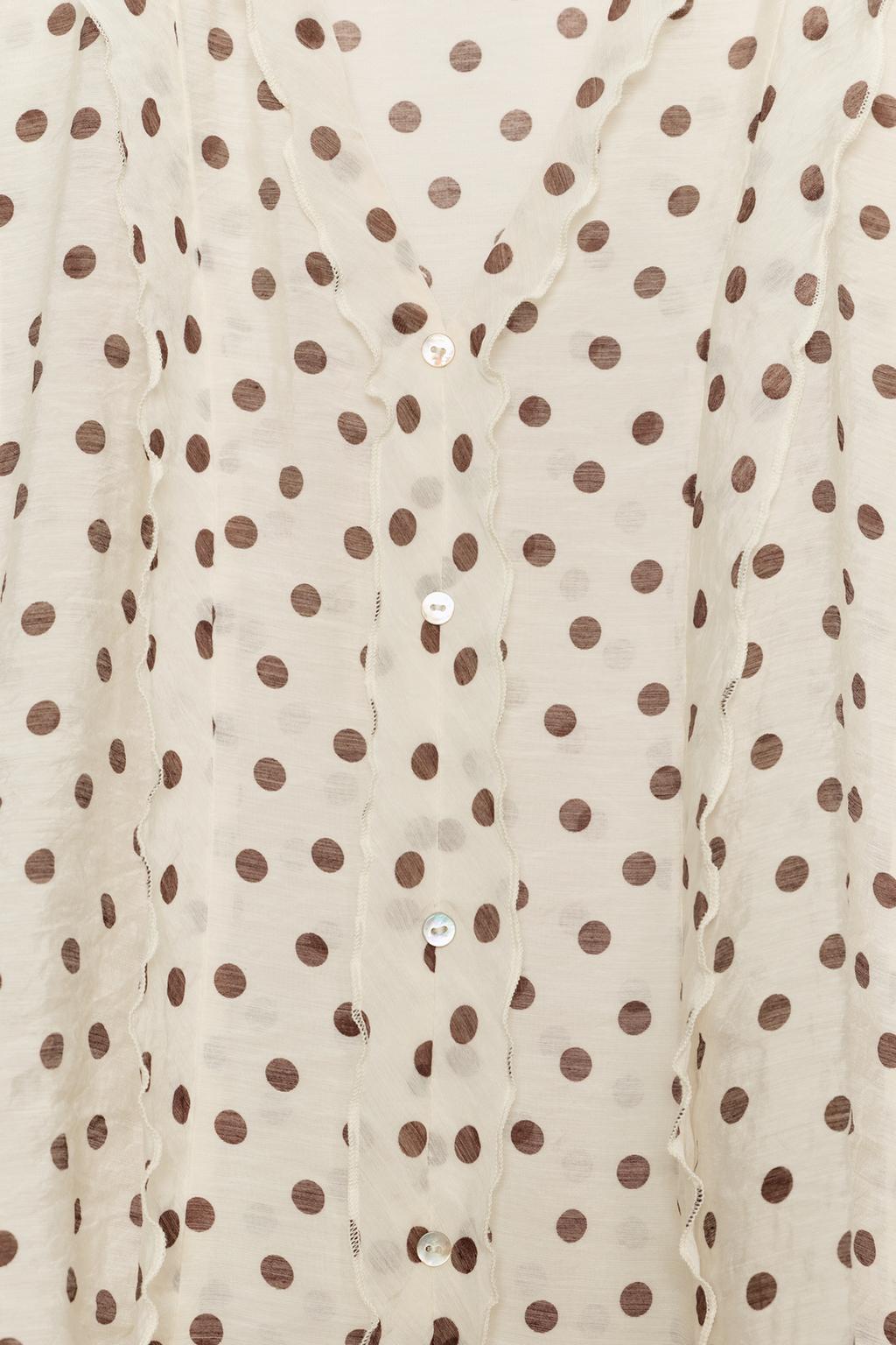 БЛУЗА В ГОРОШЕК