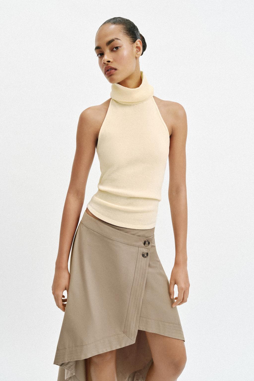 ЮБКА МИДИ АСИММЕТРИЧНОГО КРОЯ