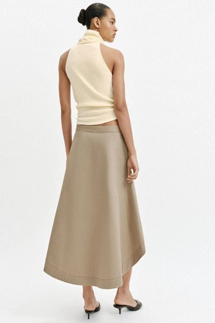 Юбка миди асимметричного кроя- Заказать в России