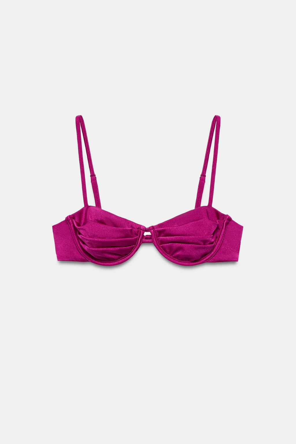 ТОП-БИКИНИ НА КОСТОЧКАХ СО СКЛАДКАМИ